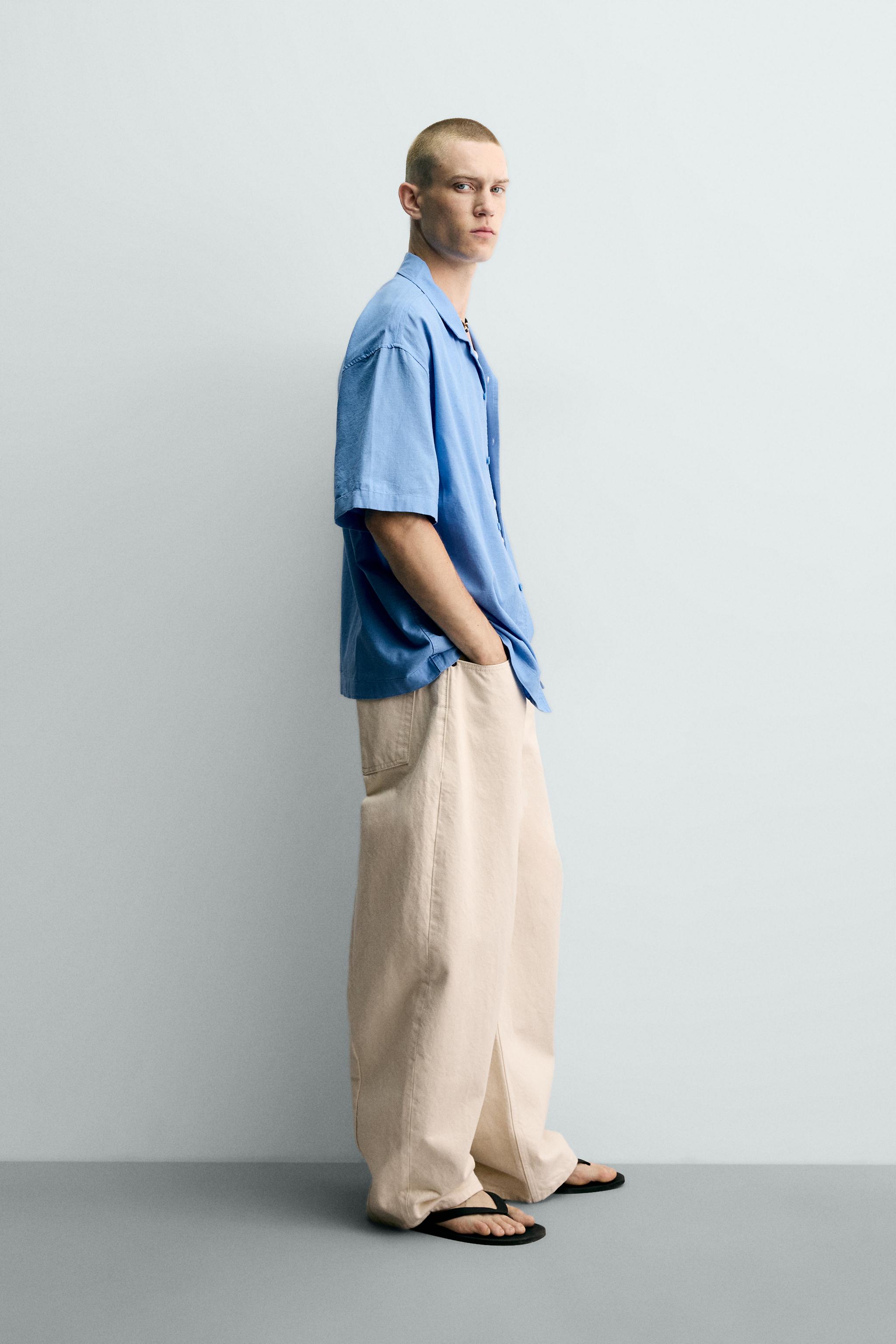 CHEMISE RELAXED FIT BRODÉE SOLEIL